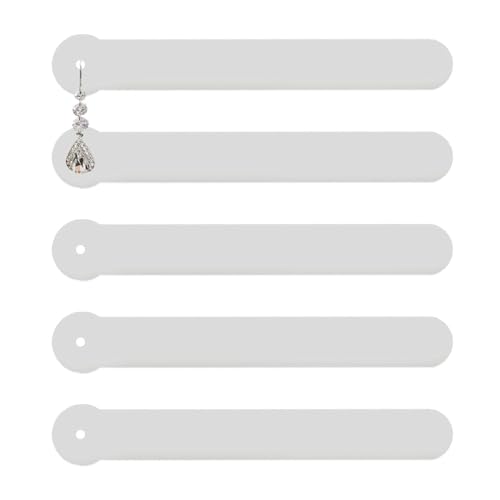 -Piercing-Versuch Auf Stick-5pcs Acrylohrring Ohrring Stöcke Klare Versuch Freie Ohrringe Requisiten Tool, Tragbarer Anprobierstreifen Für Ohrringe Und Bolzen -Piercing-Versuch Auf Stick-5pcs Acrylohrring Ohrring Stöcke Klare Versuch Freie Ohrringe Requisiten Tool, Tragbarer Anprobierstreifen Für Ohrringe Und Bolzen von Zestivra