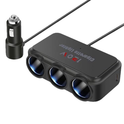 Splitter Adapter Auto - Multi-Port DC Splitter, Schnellladefähiger Stecker | Fahrzeug Ladehub GPS Dashcam, Mobiles Zubehör Auto während der Reise mit USB Ausgänge Ausrüstung Einfacher Zugang Splitter Adapter Auto - Multi-Port DC Splitter, Schnellladefähiger Stecker | Fahrzeug Ladehub GPS Dashcam, Mobiles Zubehör Auto während der Reise mit USB Ausgänge Ausrüstung Einfacher Zugang von Zestivra
