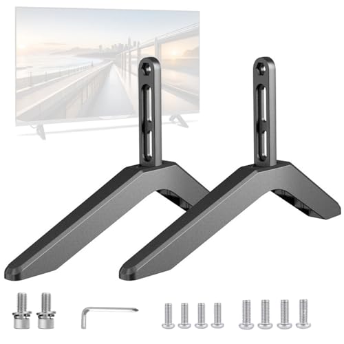 TV-Tischhalterung aus Aluminiumlegierung in Höhe aus Aluminium-Legierung, -TV, LCD-/LCD-Ständer, Standfüße, Ersatzhalterung, kein Verschieben TV-Tischhalterung aus Aluminiumlegierung in Höhe aus Aluminium-Legierung, -TV, LCD-/LCD-Ständer, Standfüße, Ersatzhalterung, kein Verschieben von Zestivra