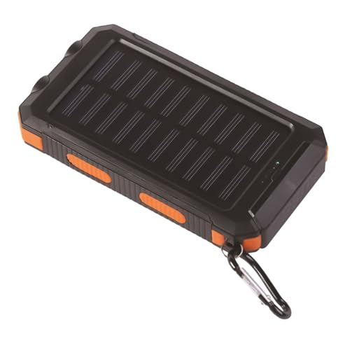 Tragbares Ladegerät Solar - Outdoor Power Bank Mit Solarpanel, wasserdichte Mobile Batterie | DUALS USB -Ladeanschlüsse, Emercys Light -Funktion, Kompakte Backup -Stromquelle Für Camping Und Reisen Tragbares Ladegerät Solar - Outdoor Power Bank Mit Solarpanel, wasserdichte Mobile Batterie | DUALS USB -Ladeanschlüsse, Emercys Light -Funktion, Kompakte Backup -Stromquelle Für Camping Und Reisen von Zestivra