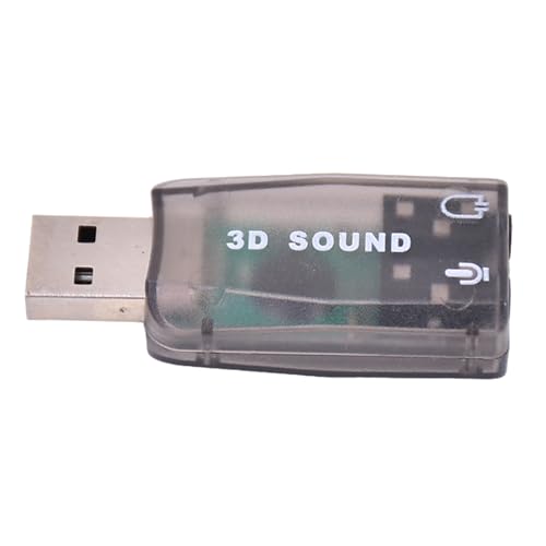 USB-Soundkarte-5.1 Kanal USB-Audioadapter, externer 2-in-1-Soundkartenkonverter | Rauschfilter -Chip -Headset -Mikrofon -Eingangsausgang Hub, Plug- und Play -Design für PC -Laptop - -Musikaufzei USB-Soundkarte-5.1 Kanal USB-Audioadapter, externer 2-in-1-Soundkartenkonverter | Rauschfilter -Chip -Headset -Mikrofon -Eingangsausgang Hub, Plug- und Play -Design für PC -Laptop - -Musikaufzei von Zestivra