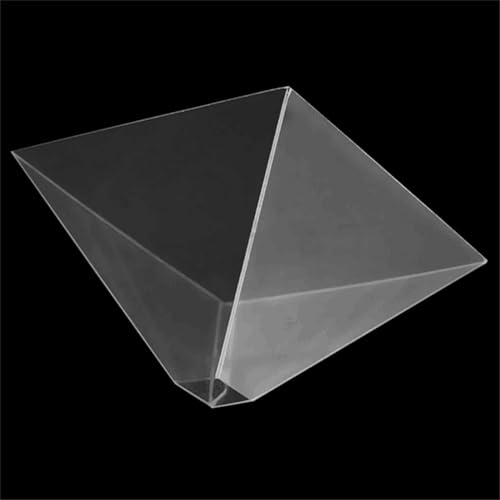 Zetqhuu Hologramm-Pyramidenprojektor für Smartphone, Transparent, Holographic, Infrarot, Tragbar, Stativmontage, 7 x 7 x 4 cm Zetqhuu Hologramm-Pyramidenprojektor für Smartphone, Transparent, Holographic, Infrarot, Tragbar, Stativmontage, 7 x 7 x 4 cm von Zetqhuu