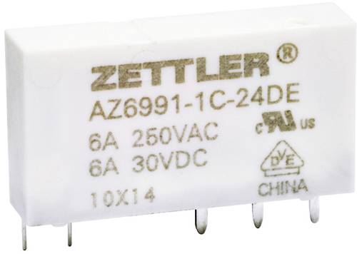 Zettler Electronics AZ6991-1AE-12DE Printrelais 12 V/DC 8 1 Schließer von Zettler Electronics