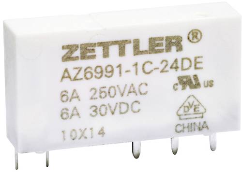 Zettler Electronics AZ6991-1C-12DA Printrelais 12 V/DC 8 1 Wechsler von Zettler Electronics