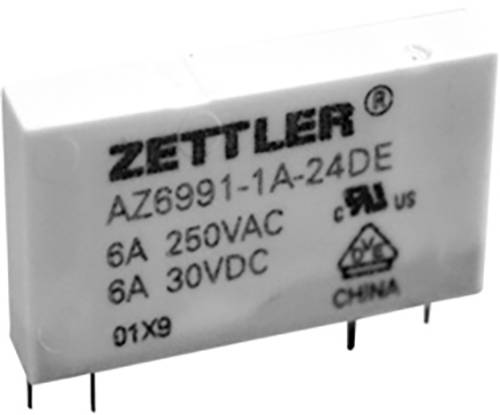 Zettler Electronics AZ6991-1C-5DE Printrelais 5 V/DC 8A 1 Wechsler von Zettler Electronics