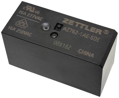 Zettler Electronics AZ762-1AE-12DE Printrelais 12 V/DC 16A 1 Schließer 1St. von Zettler Electronics