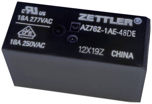 Zettler Electronics AZ762-1AE-48DE Printrelais 48 V/DC 16A 1 Schließer 1St. von Zettler Electronics