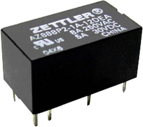 Zettler Electronics AZ888-1A-12DE Printrelais 12 V/DC 8 1 Schließer 1St. von Zettler Electronics