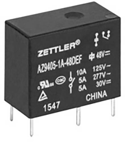 Zettler Electronics AZ9405-1A-5DSEF Printrelais 5 V/DC 10A 1 Schließer von Zettler Electronics