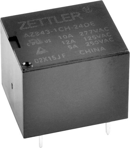 Zettler Electronics AZ943-1CH-12DEFGW Printrelais 12 V/DC 15 1 Wechsler von Zettler Electronics