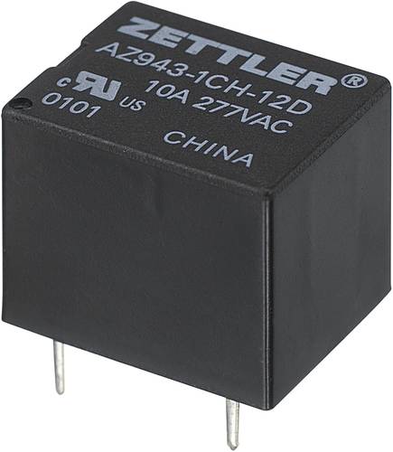 Zettler Electronics AZ943-1CH-9DE Printrelais 9 V/DC 15A 1 Wechsler von Zettler Electronics