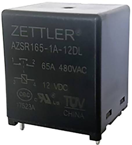 Zettler Electronics AZSR165-1A-12DL Printrelais 12 V/DC 80A 1 Schließer 1St. von Zettler Electronics