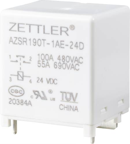 Zettler Electronics AZSR190T-1AE-24D Powerrelais 24 V/DC 100A 1 Schließer 1St. von Zettler Electronics