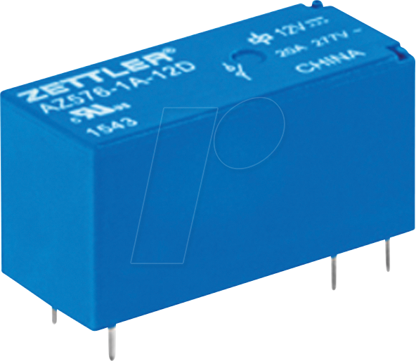 AZ576-1C-24D - Miniatur-Leistungsrelais, 24 V DC, 20 A, 1 CO AZ576-1C-24D - Miniatur-Leistungsrelais, 24 V DC, 20 A, 1 CO von Zettler