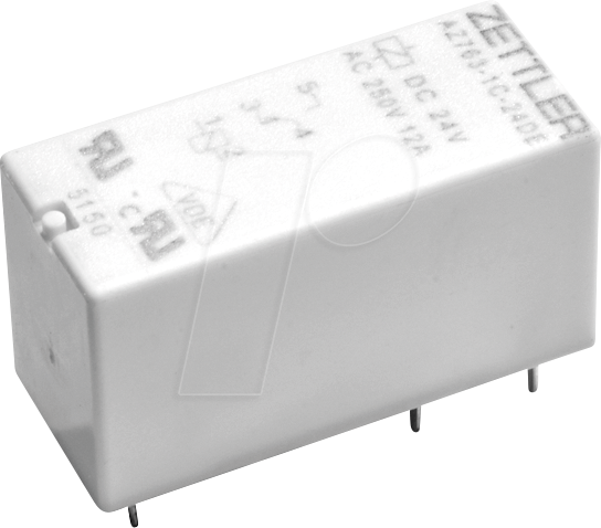 AZ763-1C-12D - Miniatur-Power-Relais, 12 V DC, 12 A, 1 NO von Zettler