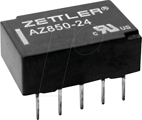 AZ850P2-24 - Signal-Relais, 24 V DC, 1 A, 2 CO von Zettler