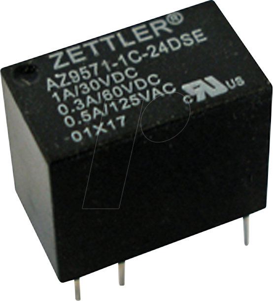 AZ957-1C-12DE - Signal-Relais, 12 V DC, 1 A, 1 CO von Zettler
