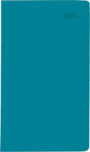 Taschenplaner Leporello PVC türkis 2024 9,5x16 1M/1S Taschenplaner Leporello PVC türkis 2024 9,5x16 1M/1S von Zettler