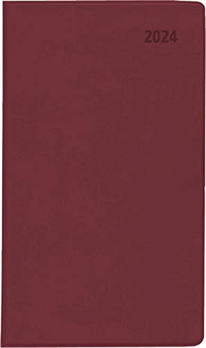 Taschenplaner bordeaux 2024 32 Seiten 9,5x16 Taschenplaner bordeaux 2024 32 Seiten 9,5x16 von Zettler