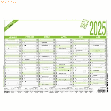 Zettler Arbeitstagekalender 907 A4 29,7x21cm Recycling 2025 Zettler Arbeitstagekalender 907 A4 29,7x21cm Recycling 2025 von Zettler