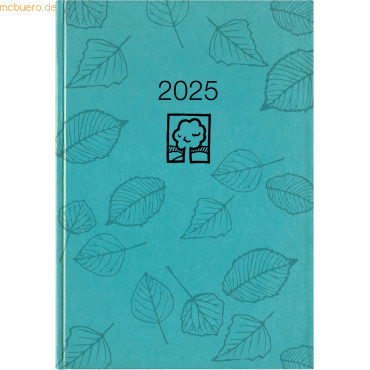 Zettler Taschenkalender 610 Recycling 10,2x14,2cm 7 Tage/6 Seiten türk von Zettler