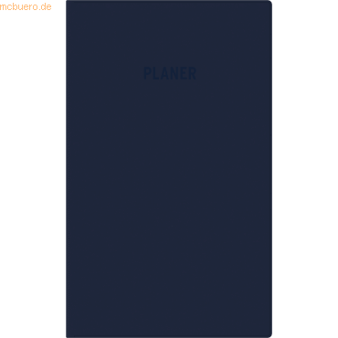 Zettler Taschenplaner 540 9,5x16cm 1 Woche/1 Seite blau 2026 von Zettler