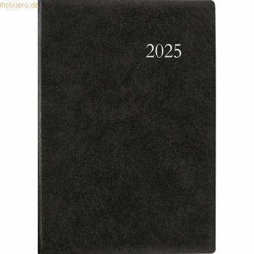 Zettler Terminbuch 886 21x29,7cm 1 Tag/1 Seite anthrazit 2025 von Zettler
