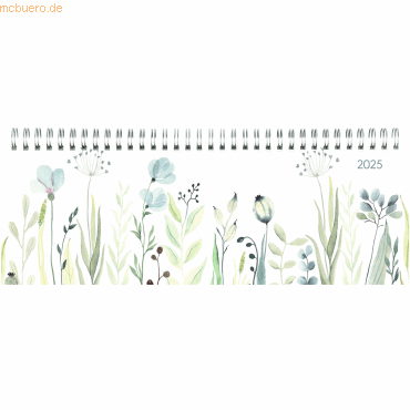 Zettler Tischquerkalender 114 Style 29,7x10,5cm 1 Woche/2 Seiten Wildb von Zettler