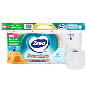 Zewa Toilettenpapier Premium 5-lagig, 8 Rollen von Zewa