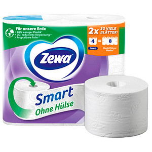 Zewa Toilettenpapier Smart 3-lagig, 4 Rollen von Zewa