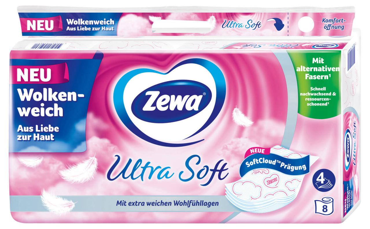 Zewa Toilettenpapier Ultra Soft 4-lagig Zewa Toilettenpapier Ultra Soft 4-lagig von Zewa