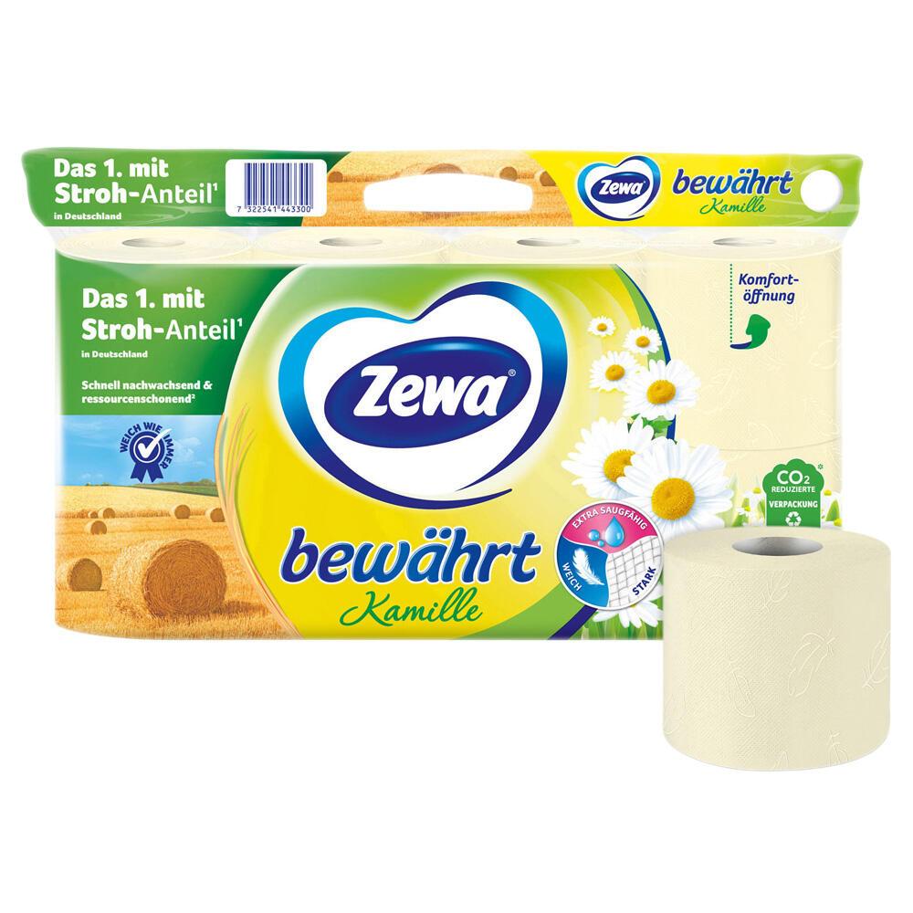 Zewa Toilettenpapier bewährt Kamille 3-lagig Zewa Toilettenpapier bewährt Kamille 3-lagig von Zewa