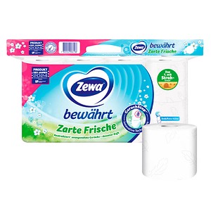 Zewa Toilettenpapier bewährt Lufterfrischer 3-lagig, 16 Rollen von Zewa