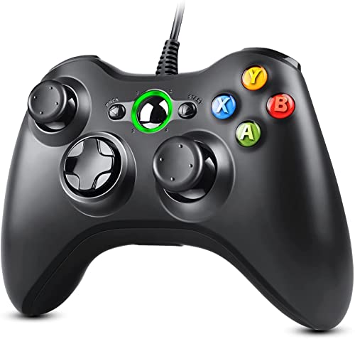 Zexrow Controller für Xbox 360, PC Controller Gamepad Joystick mit Kabel USB Controller für Xbox 360/Xbox 360 Slim/PC Windows 7/8/10 / XP von Zexrow