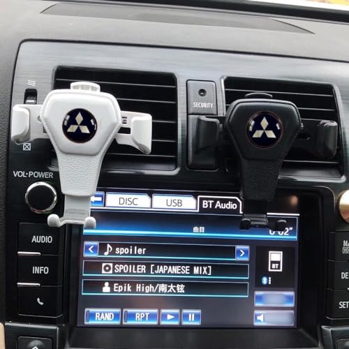 Telefonhalter, universeller Auto-Telefonständer für Mitsubishi Zinger Galant Lancer ASX Pajero Outlander, Auto-Handyhalter.,B-White Telefonhalter, universeller Auto-Telefonständer für Mitsubishi Zinger Galant Lancer ASX Pajero Outlander, Auto-Handyhalter.,B-White von ZhMG63