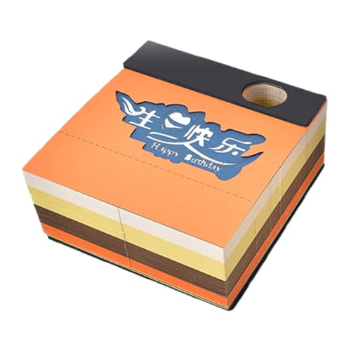 Zhadyu 3D Notizblock,Klebbarer Notizblock Mit Vintage-Muster - Gravurplaner Mehrzweck Vintage Design Notizblock für Büro Weihnachten Ostern Schreibtisch Zhadyu 3D Notizblock,Klebbarer Notizblock Mit Vintage-Muster - Gravurplaner Mehrzweck Vintage Design Notizblock für Büro Weihnachten Ostern Schreibtisch von Zhadyu