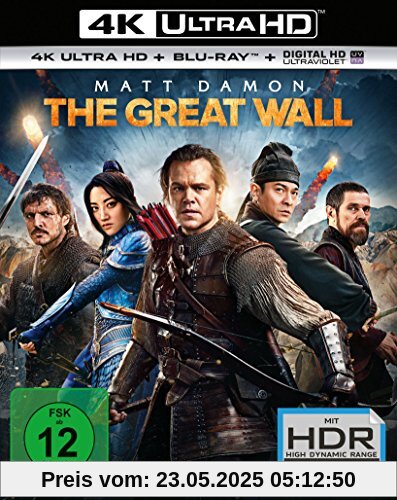 The Great Wall  (4K Ultra HD) (+ Blu-ray) von Zhang Yimou