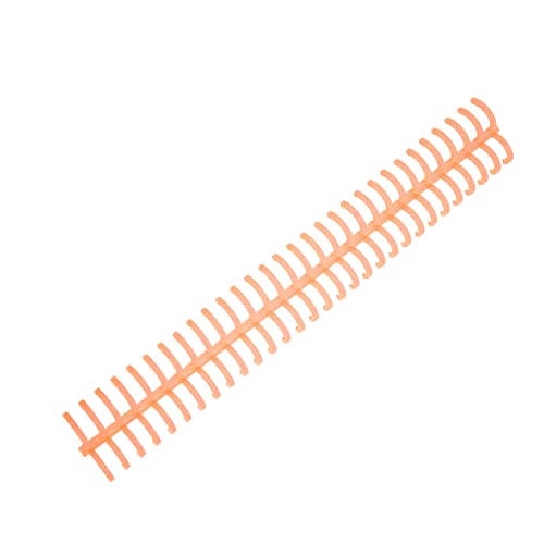 10 Pcs Spiralbindungsspule 130 Blechkapazität Wirbelsäulenkamm 30 Löcher 16 Mm Durchmesser Set Kit (Orange) von Zhangpu