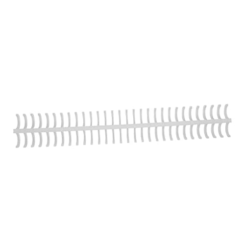 10 Pcs Spiralbindungsspule 130 Blechkapazität Wirbelsäulenkamm 30 Löcher 16 Mm Durchmesser Set Kit (Weiß) von Zhangpu