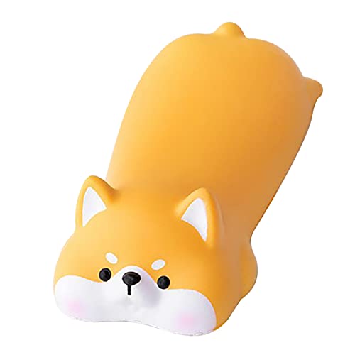 Keyboard Handgelenk Ruhe Cartoon Tierweiche Handgelenk Ruhe, Müdigkeit Relief Tastatur Handgelenkpolster für Heimspielbüro (Erröten Shiba Inu) von Zhangpu
