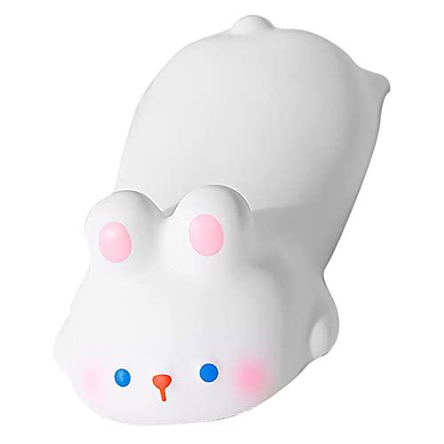 Keyboard Handgelenk Ruhe Cartoon Tierweiche Handgelenk Ruhe, Müdigkeit Relief Tastatur Handgelenkpolster für Heimspielbüro (Weißer Kaninchen) von Zhangpu