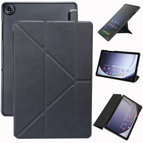 ZhaoCo Hülle für Samsung Galaxy Tab A9+ / A9 Plus Tablet 11 Zoll 2023, Schutzhülle Dreifach Faltbarer Schlanke Tablet-Hülle mit Auto Schlaf/Aufwach - Schwarz von ZhaoCo