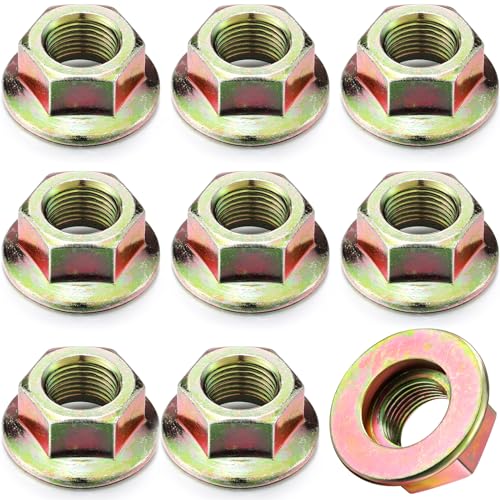 Zhengmy Spindelblattmutter für Cub Cadet Zero Turn Rasenmäher, Spindelmutter, Sechskant-Flanschmutter für MTD Craftsman Troy Bilt Rasenmäher, Ersatzteile 712-0417, 912-0417, 712-0417A, 912-0417A, von Zhengmy