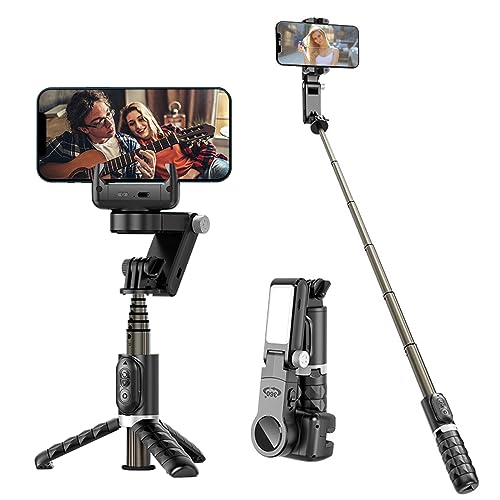 Zhixifan 360° Smartphone Stabilisator, Gimbal Handy Stabilisator, Selfie-Stabilisator mit Bluetooth-Fernbedienung für Vlogging, YouTube, Live-Video, kompatibel mit iPhone/Android Zhixifan 360° Smartphone Stabilisator, Gimbal Handy Stabilisator, Selfie-Stabilisator mit Bluetooth-Fernbedienung für Vlogging, YouTube, Live-Video, kompatibel mit iPhone/Android von Zhixifan