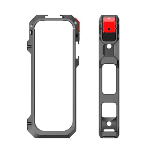 Aluminiumgehäuse für Insta360 X5, Windgeräuschunterdrückung Multifunktions Metallschutzrahmen Verlängerungsadapterhalterung mit Objektivabdeckung Aluminiumgehäuse für Insta360 X5, Windgeräuschunterdrückung Multifunktions Metallschutzrahmen Verlängerungsadapterhalterung mit Objektivabdeckung von Zhixteu