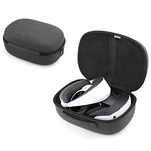 Für PlayStation VR2 PSVR2 Aufbewahrungstasche Tragetasche, Tragbare Handheld Reißverschlusstasche für VR Headset & Handgriff Zubehör von Zhixteu
