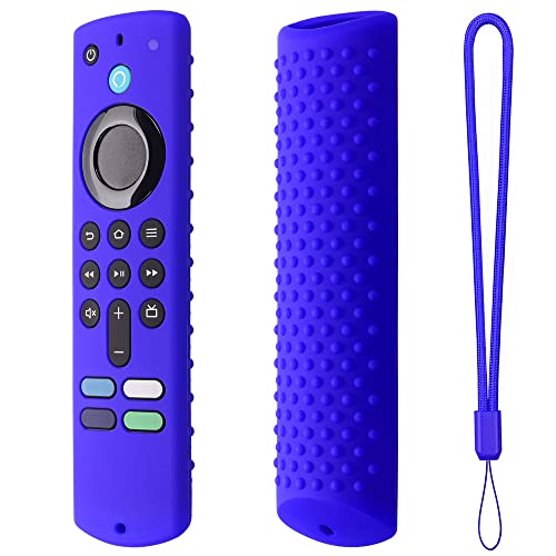 Silikonhülle für Fire TV Stick (3. Generation), Fernbedienung Anti-Sturz Staubschutzhülle Schutzhülle (Blau) von Zhixteu
