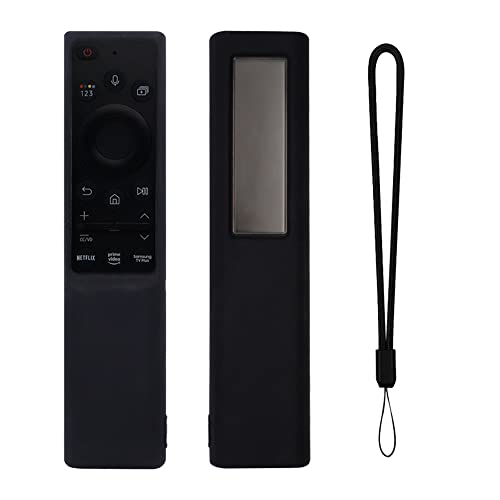 Silikonhülle für Samsung TV BN59-01357A/01363L/01364A TM -1990C Solar Fernbedienung Schutzhülle Ersatzgehäuse (schwarz) von Zhixteu