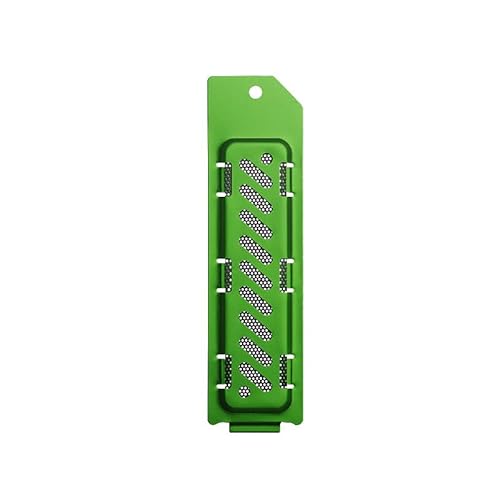 Zhixteu Für PS5 Slim M.2 NVMe SSD Kühler-Kühlkörper-Kit, Staubschutzhaube für NVMe-SSD Kühler für Erweiterungssteckplatz (grün) von Zhixteu
