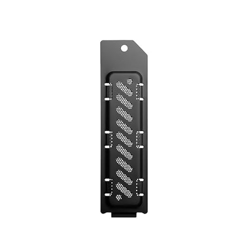 Zhixteu Für PS5 Slim M.2 NVMe SSD Kühler-Kühlkörper-Kit, Staubschutzhaube für NVMe-SSD Kühler für Erweiterungssteckplatz (schwarz) von Zhixteu